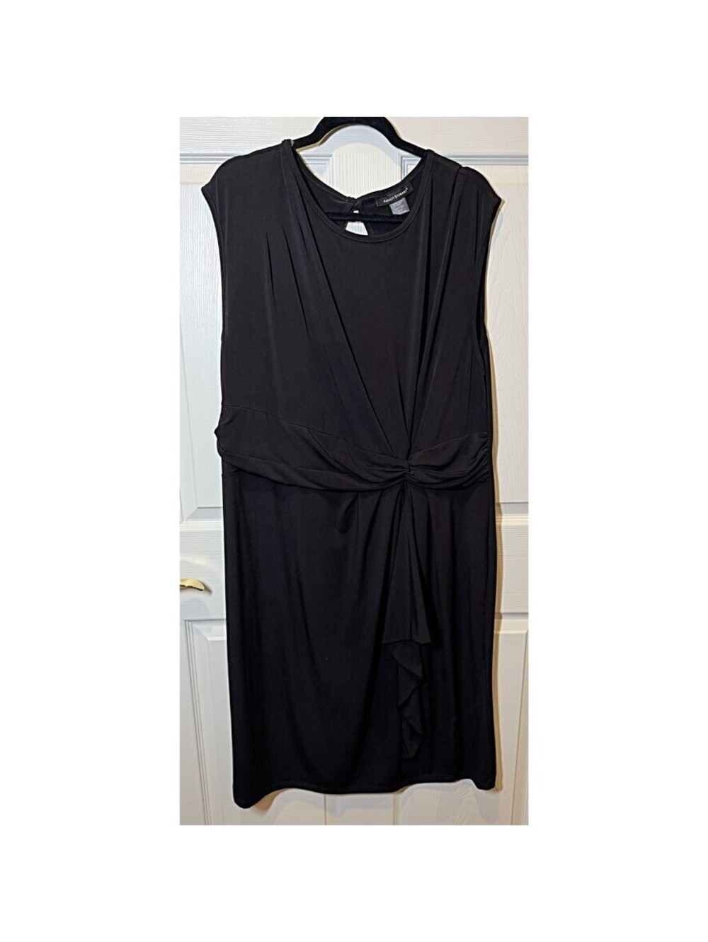 Plus Size Sleeveless Knot Front Dress